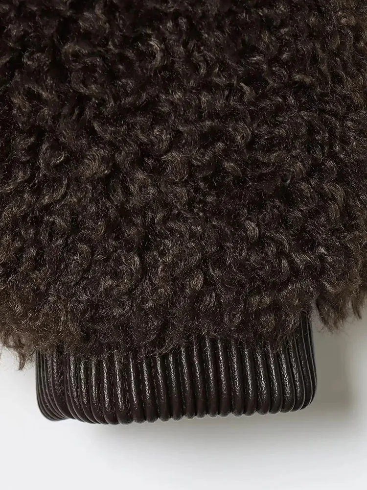 Vrouwen 2025 Winter Nieuwe Stijl Dameskleding Nepbont Effect Korte Jas Jas Lamswollen Jas Bont Bovenkleding