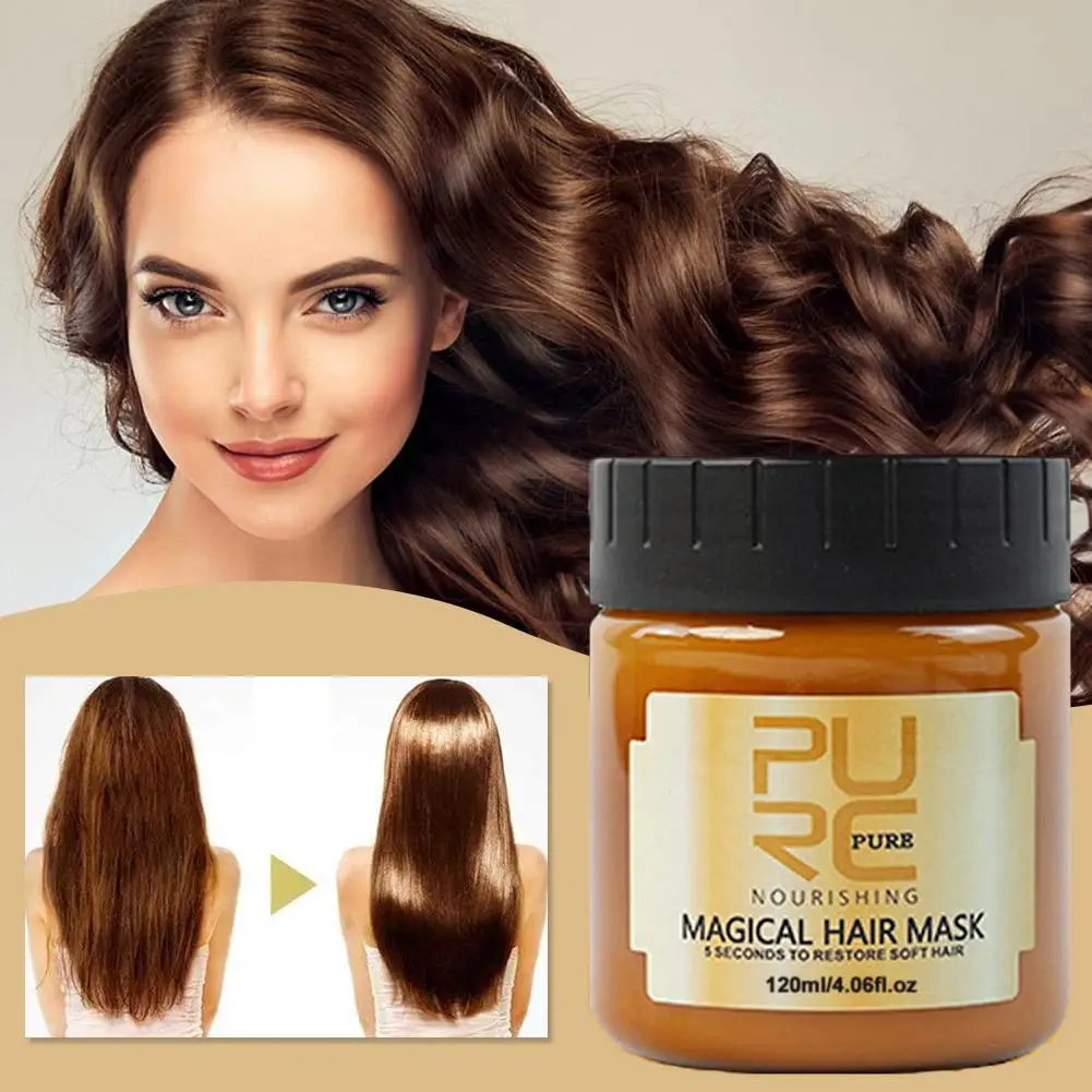 

5 Seconds Magic Hair Mask Argan Oil Nourishing Smoothing Repair Care Damaged Masks Hair Frizz S2B7