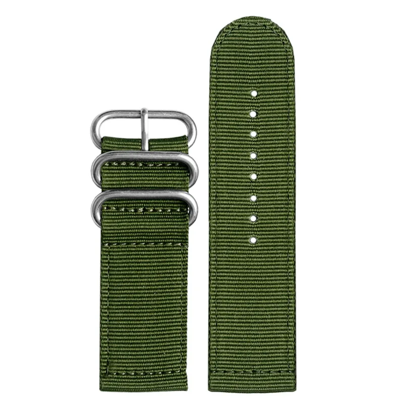 26mm 28mm Large size nylon strap male  For Seven on Friday M2/Q201/02/03 Diesel watch band army green Wrist watch accessories