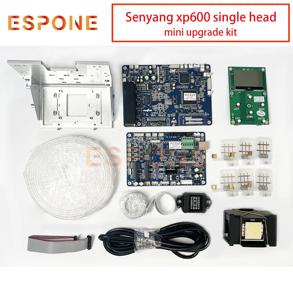 

ESPONE 1 комплект широкоформатного принтера Senyang Mini, комплект обновления для dx5 dx7, конвертер в комплект одной головки xp600