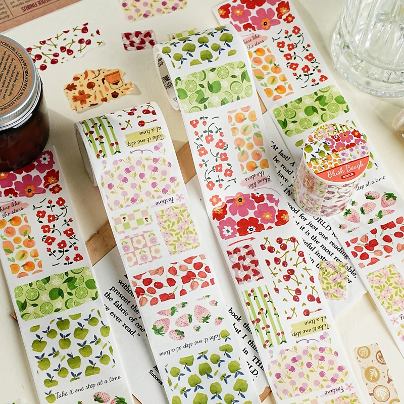 6Styles Poetic Life Theme Tapes Scrapbooking Stickers Material Perfect for Journaling Diy Scrapbooking Supplies