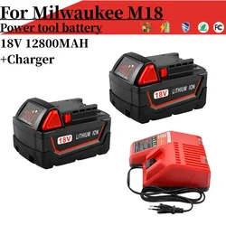 Trasporto aereo al nuovo Milwaukee M18 48-11-1815 48-11-1850 2646-20 2642-21ct per la riparazione del caricatore positivo della batteria M18 18 18V 12800mAh