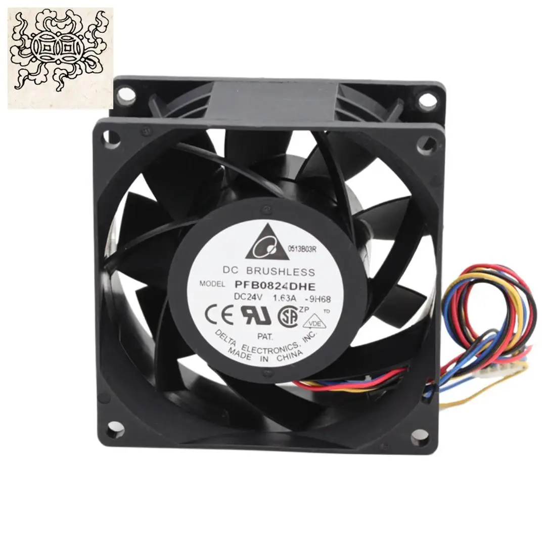 

Jinlingge for Delta PFB0824DHE 80mm 24V High-Speed PWM Axial Fan 1.63A Server, Inverter Cooling Applications