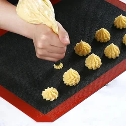 Cooking Sheet Mesh Baking Sheet  Bread Mat  Baking Mat  Oven Sheet Heat Resistant Food Grade Silicone  Bread Mat