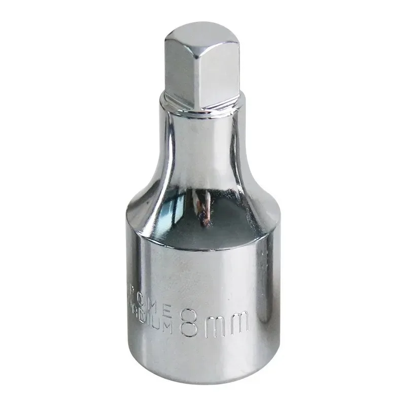 Neu für Renault L8T3 8mm Platz Ölwanne Ablauf Stecker Schlüssel Werkzeug Legierung Stahl Silber Bolzen Buchse Werkzeug 1 stücke