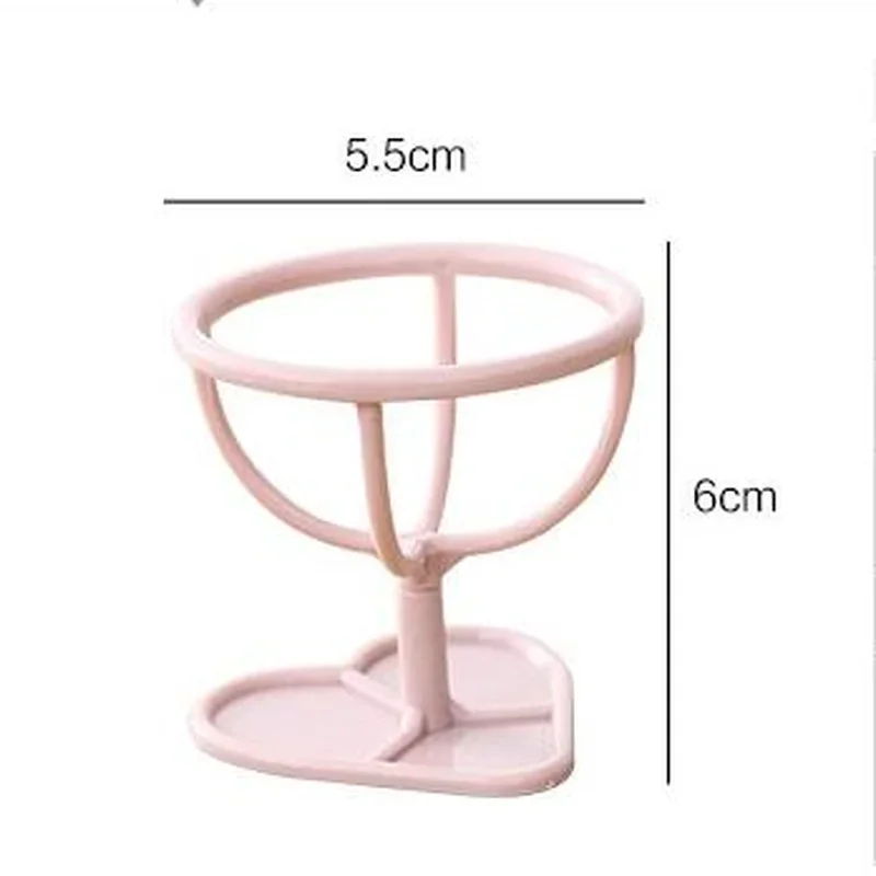 Fashion 4 Color Egg Puff Storage Rack Powder Puff Sponge Display Stand Drying Holder Rack Make Up Accessories