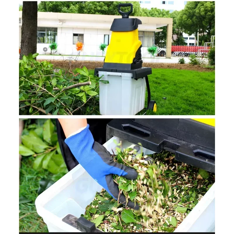 Electric Branch Crusher Small   Orchard Tree Branch Crusher  Collection Box Branch Crusher