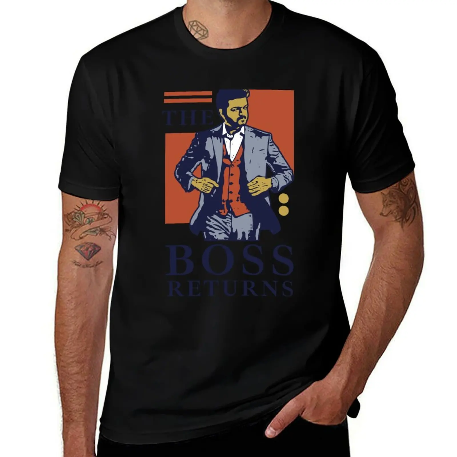 Varisu movie thalapathy vijay T-Shirt Work Wear Simple Tee Shirt T-Shirt