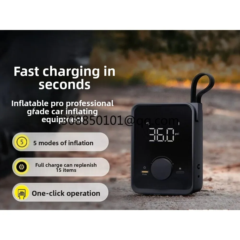 Intelligent Inflator Pump Pro Electric Inflator Portable Wireless Car Tire High Pressure Gauge
