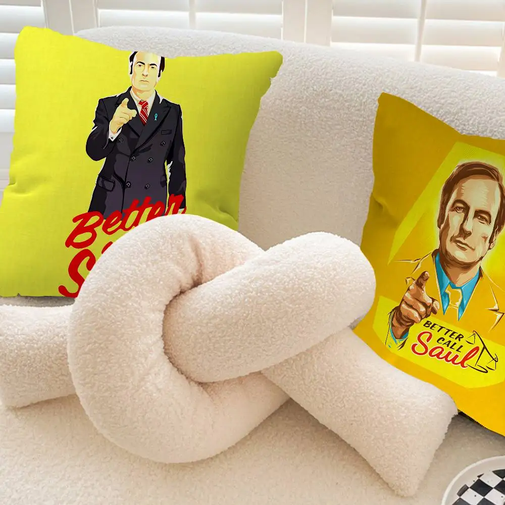 TV B-Better C-Call S-Saul Pillowcase toon Gift Cushion Cover Bedroom Home Sofa Chair Seat Decor pillow case