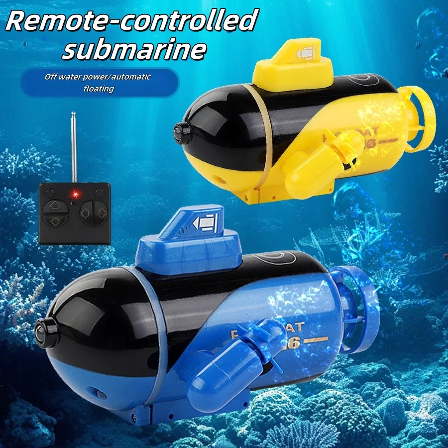 Mini onderzeeër afstandsbediening kleine nucleaire onderzeeër bootmodel aquarium duiken onder op elektrisch speelgoed
