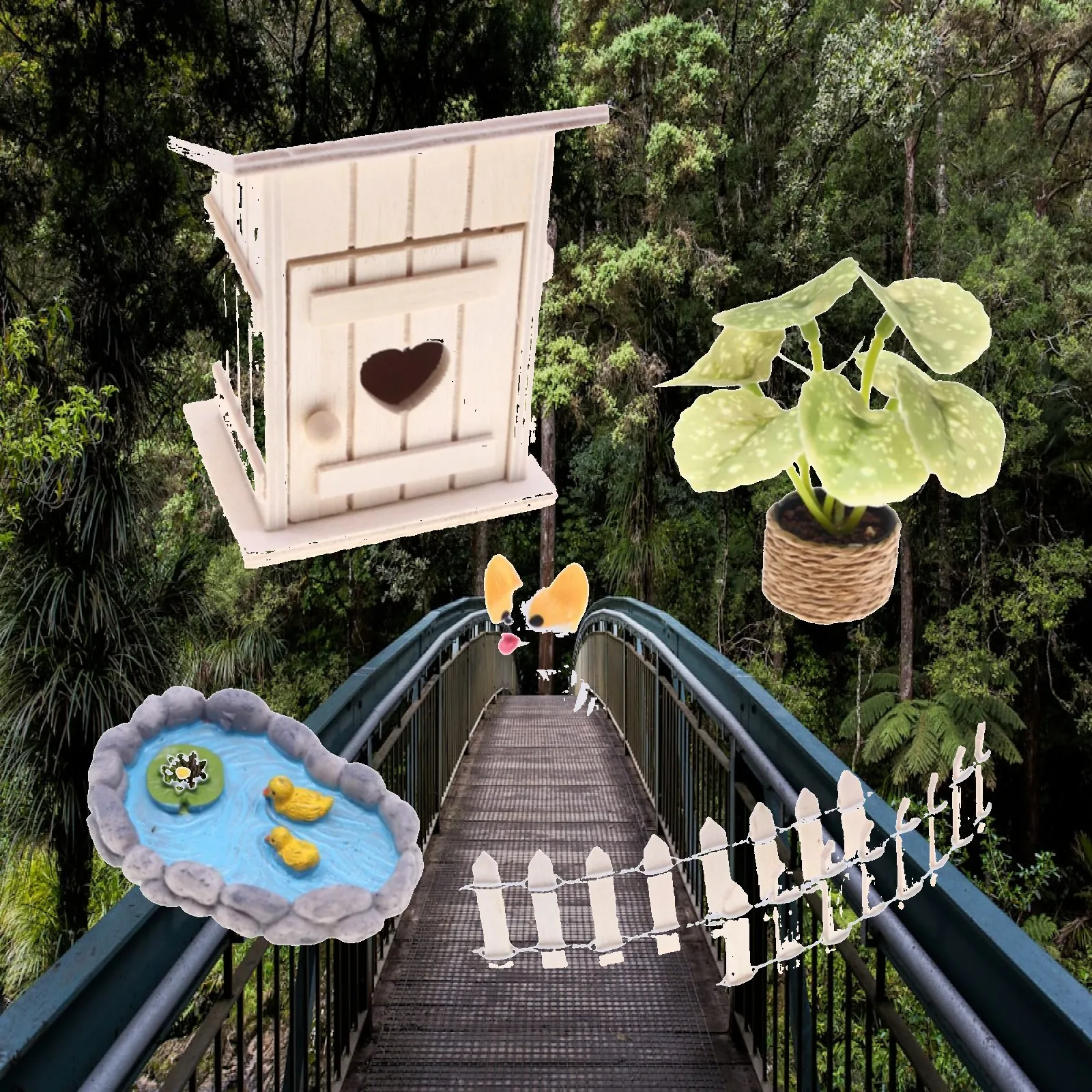 Mini Garden Accessories Set Resin Miniature Figurines Starter Kit Decorative Props for Plant Pot Indoor Outdoor Collection