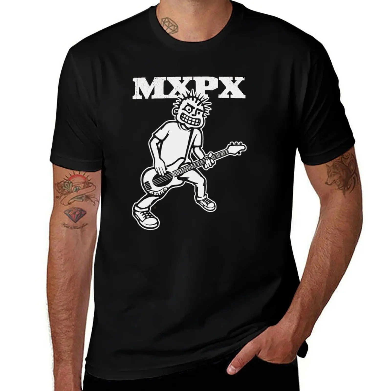 

MxPX Using The Bass T-Shirt Casual Loose Daily Wear T-Shirt