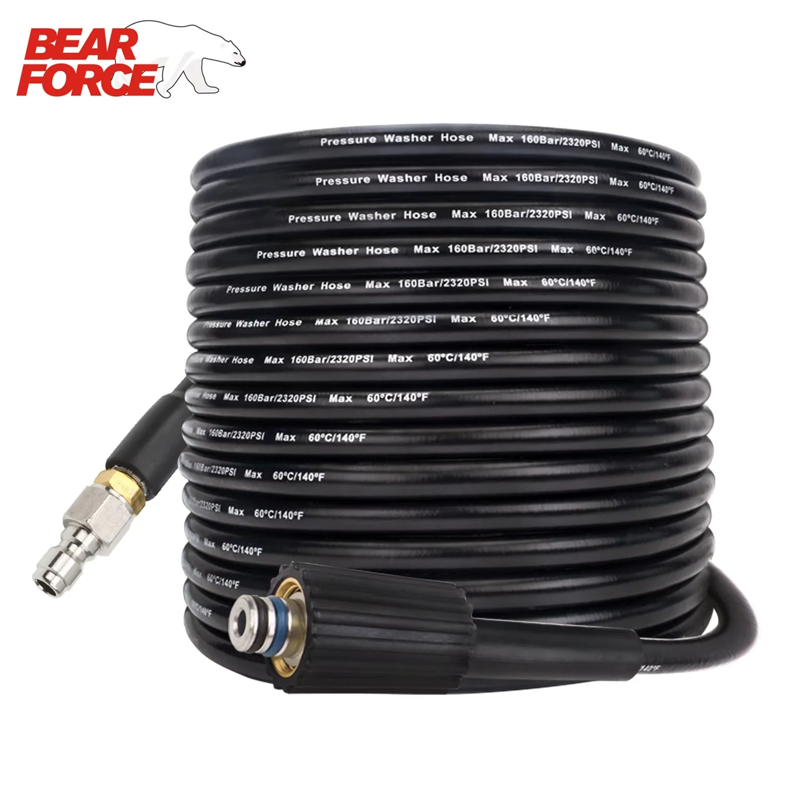 

Replacement Pressure Washer Hose 10 m * 160 bar Compatible with Lavor Super Wash 160 High Pressure Cleaners