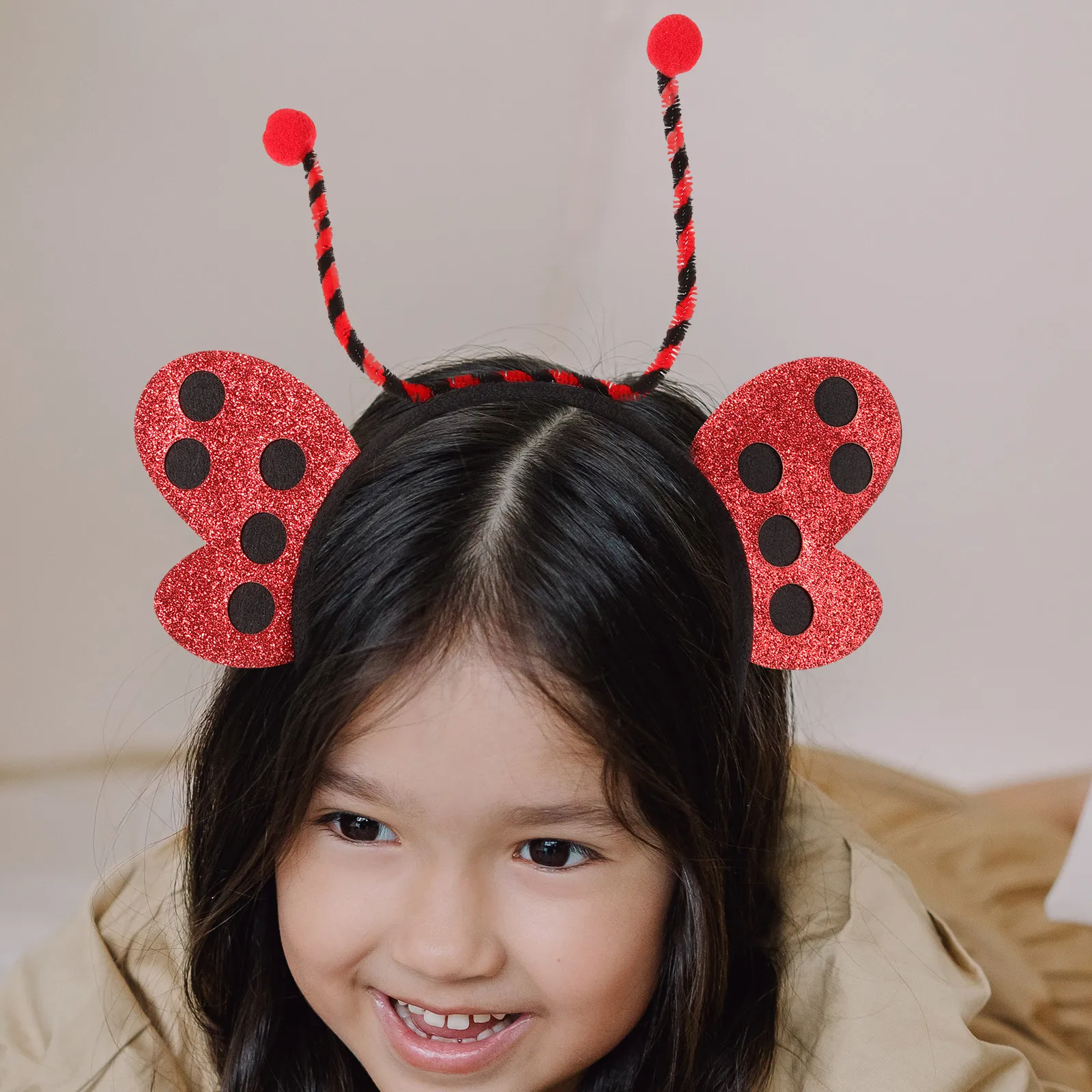 

Butterfly Headband Adorable Kids Cartoon Hairband for Party Performance Hair Decor Photo Prop Multi-Use Hair Band for Washing