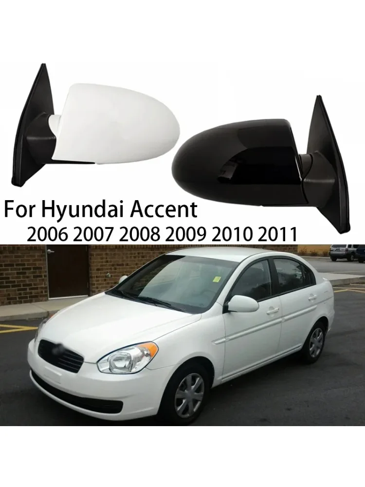 Dla Hyundai Accent 2006 2007 2008 2009 2010 2011 Zespół lusterka wstecznego drzwi samochodu Zewnętrzne lusterko wsteczne boczne — zdjęcie 2