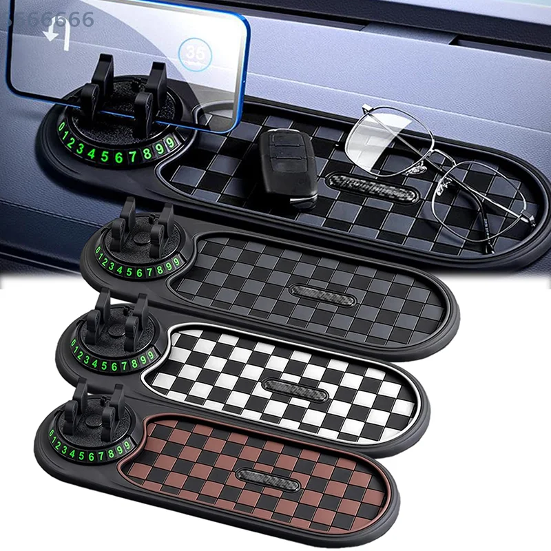 

Everyday Dashboard Mat with Phone Holder and Temporary Parking Number
