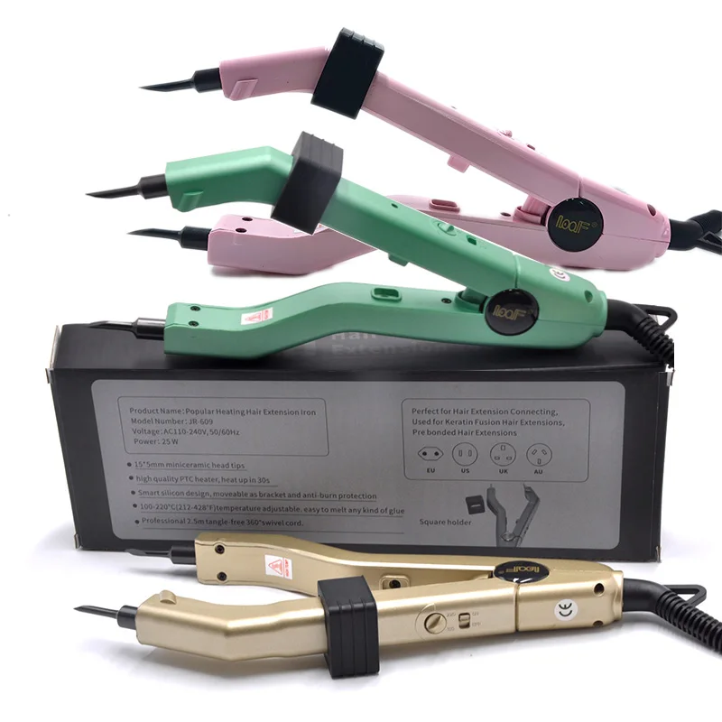 

Fusion Hair Extensions Machine k Tip Tool Loof Hair Extension Connectors V Light