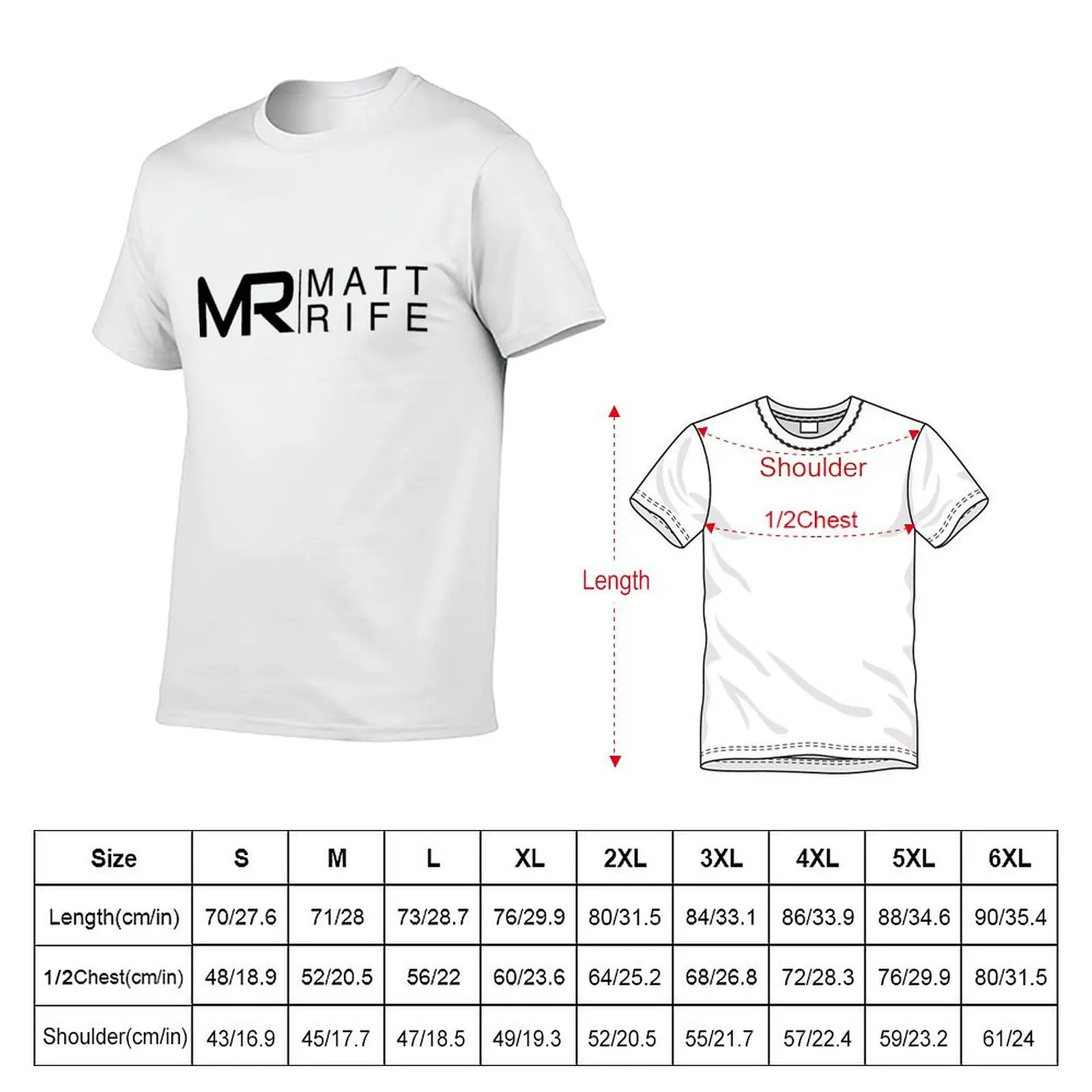logo matt rife merch T-Shirt Street Style Tee