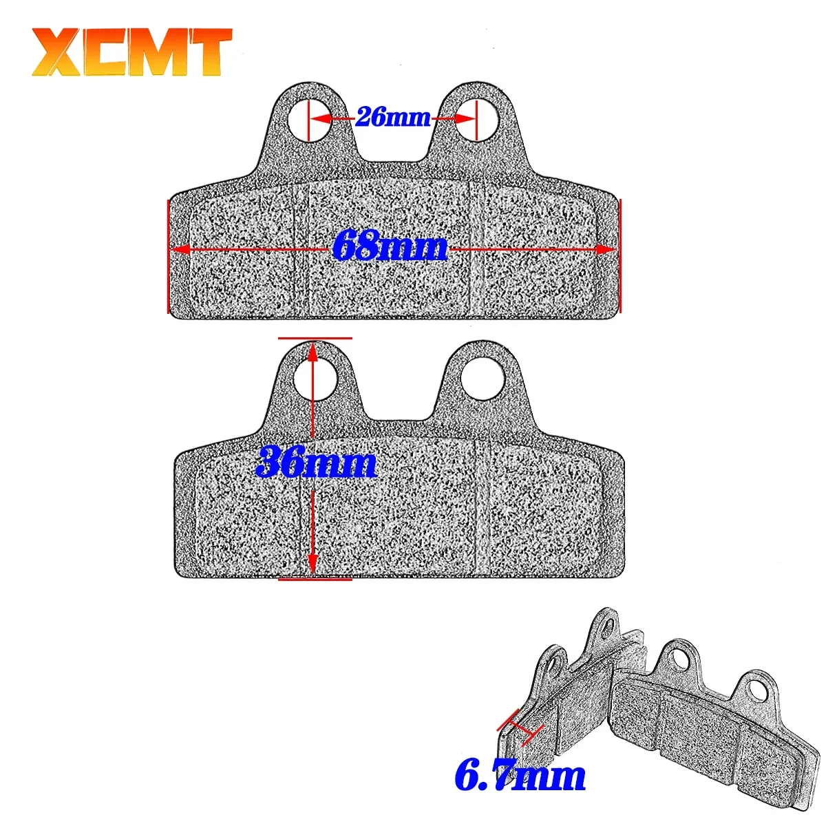 Brake Pad Of Citycoco Electric Bike Electric Scooter Chinese Halei Scooter Spare Parts Front And Rear Brake Pad Brake Caliper