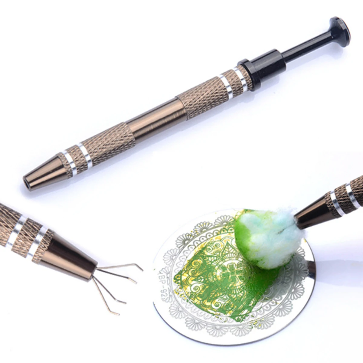 3 pezzi di strumenti per unghie per arte, artigli di cotone, palle salvaspazio per manicure, modello di protezione per unghie pulito