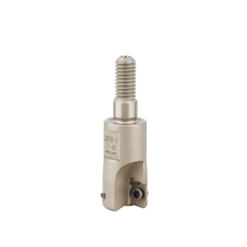 Imagem -02 - Cnc Anti-vibração Fresa Jd0702 tipo Conexão do Parafuso Trave o Dente Rosca Head Fit Insert Jdmt0702