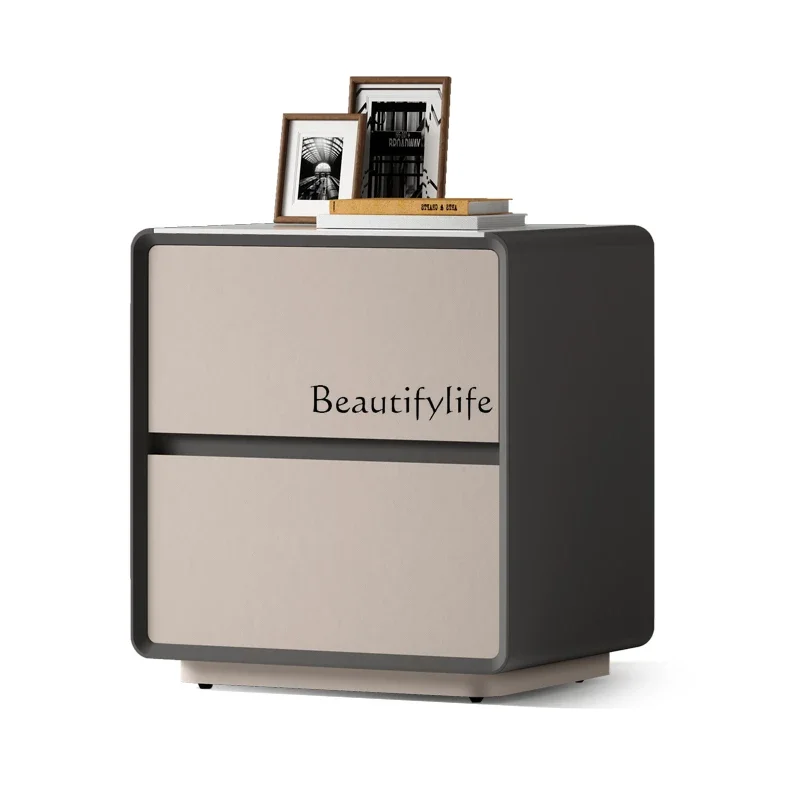 

FG17Home Bedroom Bedside Cabinet Simple Italian Slate Bedside Table