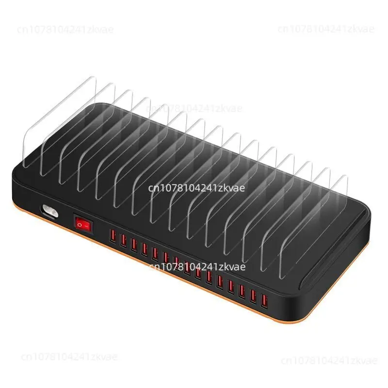 15 port USB mobile phone charging station USB socket input 100V220V output 5V1A2.4A