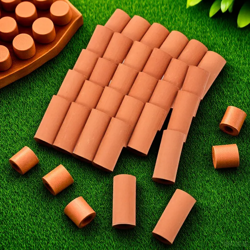 30Pcs Miniature Roof Tiles High Simulation DIY Craft Supply for Building Small House Landscape Accessory Miniature view 6