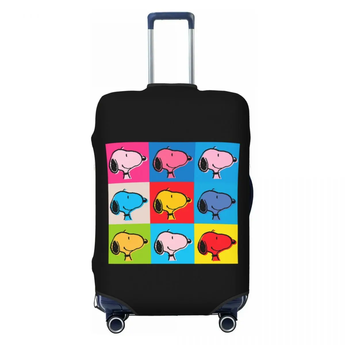 

Custom S-snoopys Collage Luggage Cover Elastic Travel Suitcase Protective Covers Suit For 18-32 inch