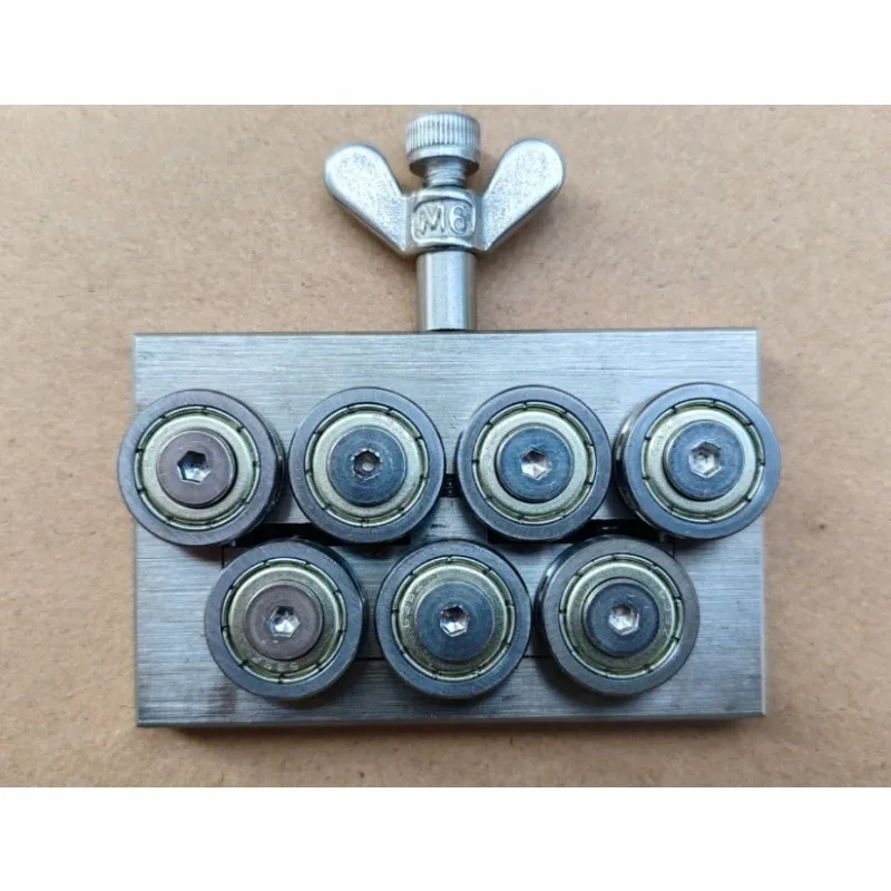 Manual Cable 7-Wheel Straightener Copper Iron Wire Straightening Machine 304 Stainless Steel U-shaped  Soft Wire