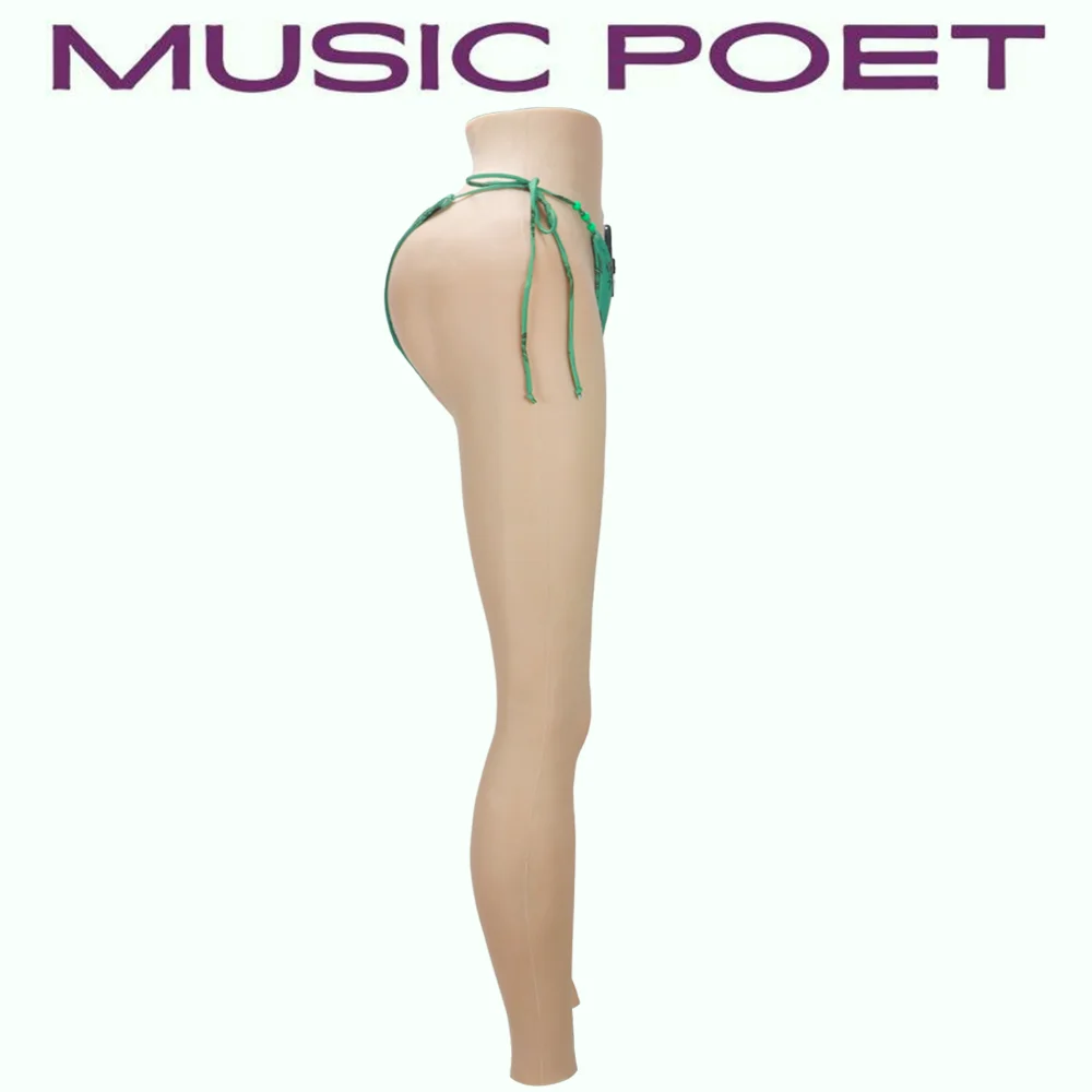 MUSIC POET Silicone Realistic Vagina Panties Shemale Crossdresser Pussy Pants Transgender Artificial Sex Underwear Hip Enhancer