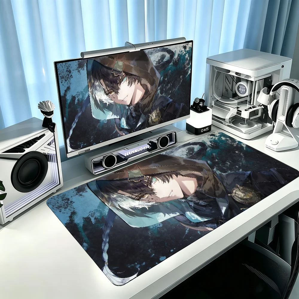 Jingran Wuthering Waves Mouse Pad Large Non-slip Lockedge Desktop Computer Desk Mat Keyboard MousePad Office Gamer Student Gifts