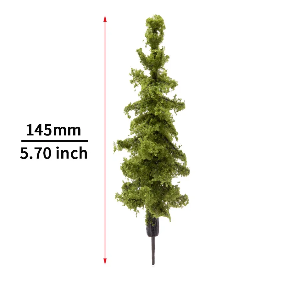 1pc Miniature Pine Trees Model Height 14cm Plant Plastic Toys Railway Train Layout Building Materials/DIY Model Making Diorama