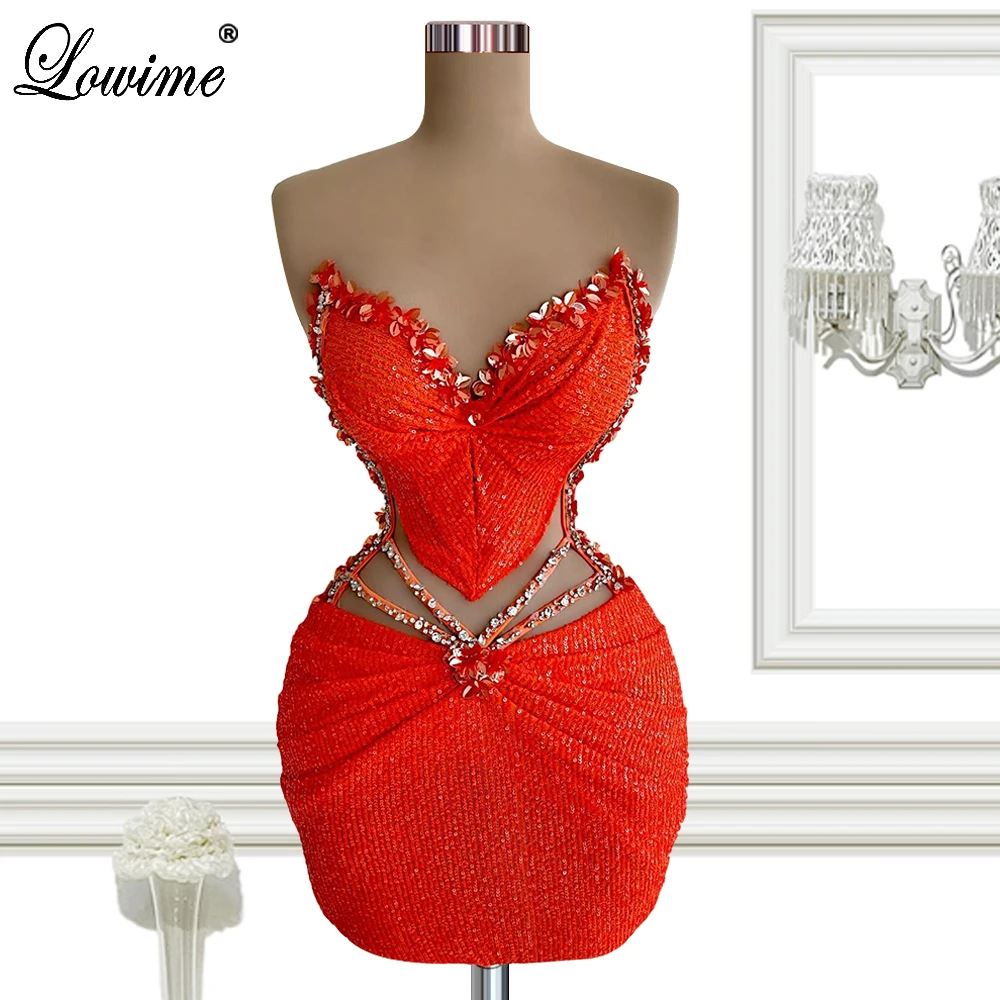 Vestidos De Noche Mini Red Cocktail Dresses Mermaid Sleeveless Prom Dresses Summer Beach Sexy Evening Party Gowns Club Gowns