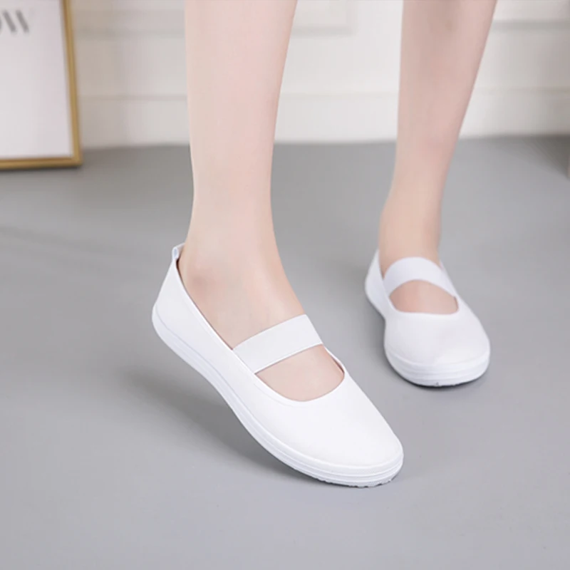 Super Danganronpa 2 Mikan Tsumiki Cosplay Shoes White School Sport Shoes Gymnastics Dance Show Shoes