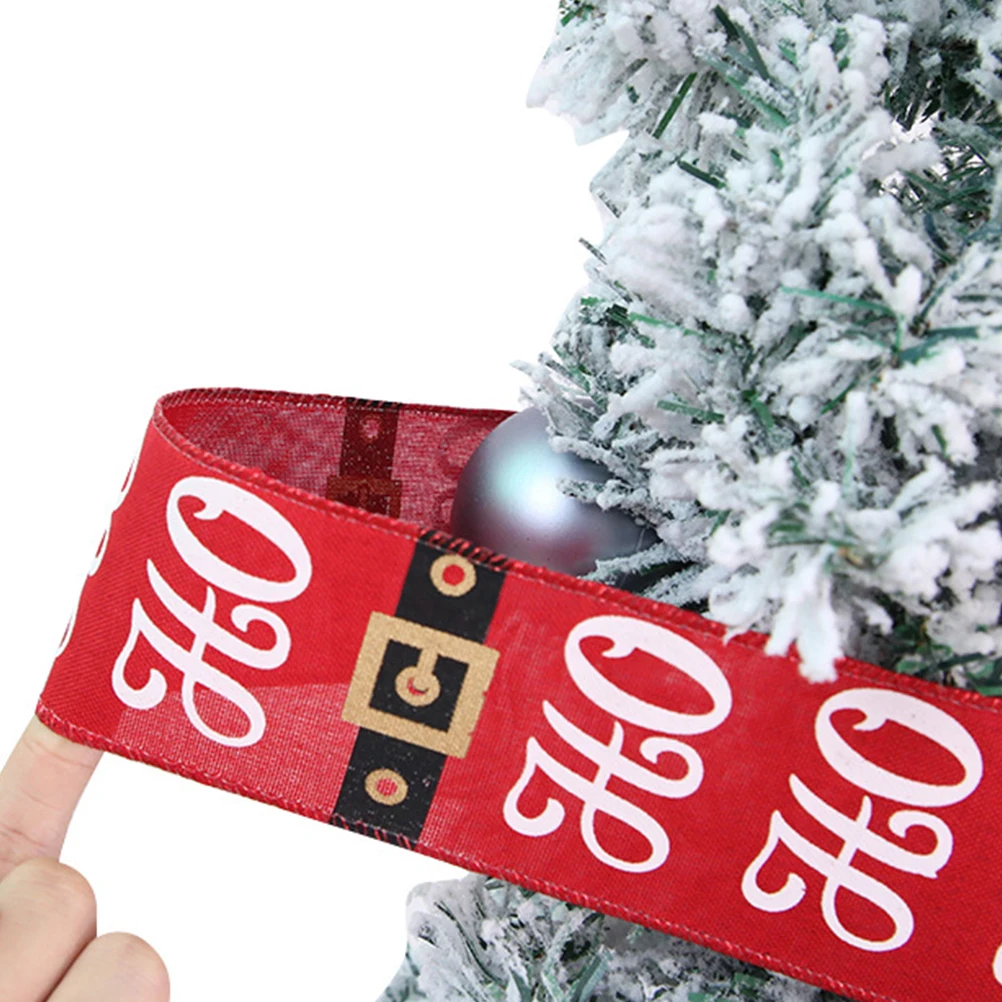 

Christmas Gift Wrapping Ribbon DIY Bow Making Craft Ribbon for Xmas Tree Decorations and Gift Box Packing Supplies