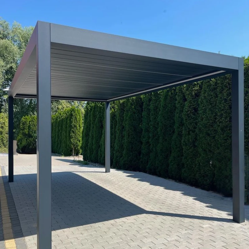 

Bioclimatic Aluminum Pergola Motorized Louver Roof Waterproof Sunshade Canopy for Outdoor Garden Patio Awning System