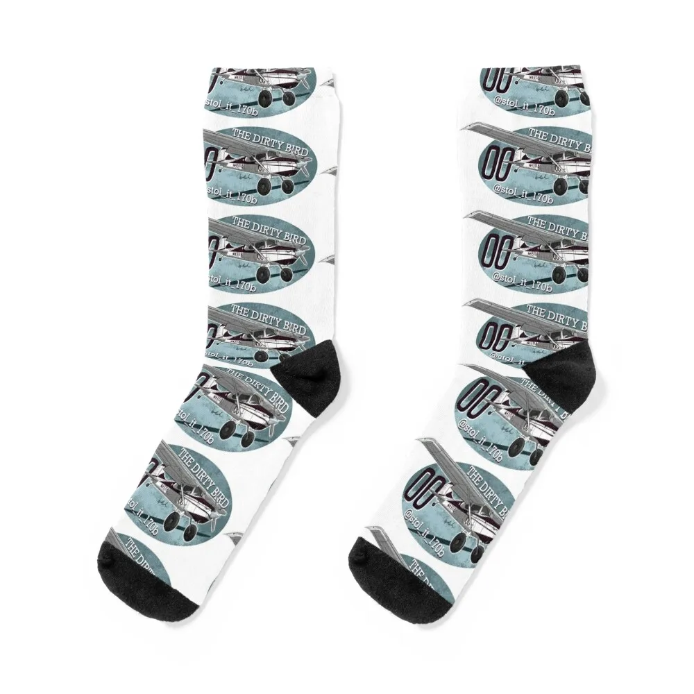 

Cessna 170B N4311B Socks new year warm winter men cotton high quality Antiskid soccer Socks Man Women's