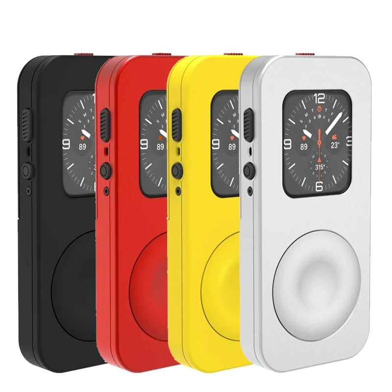 Aluminum Alloy Case for Apple Watch S10/11 SE3/2/1 49mm 45 44 41 40mm Protective Case Support Iwatch Expands for iPod Style