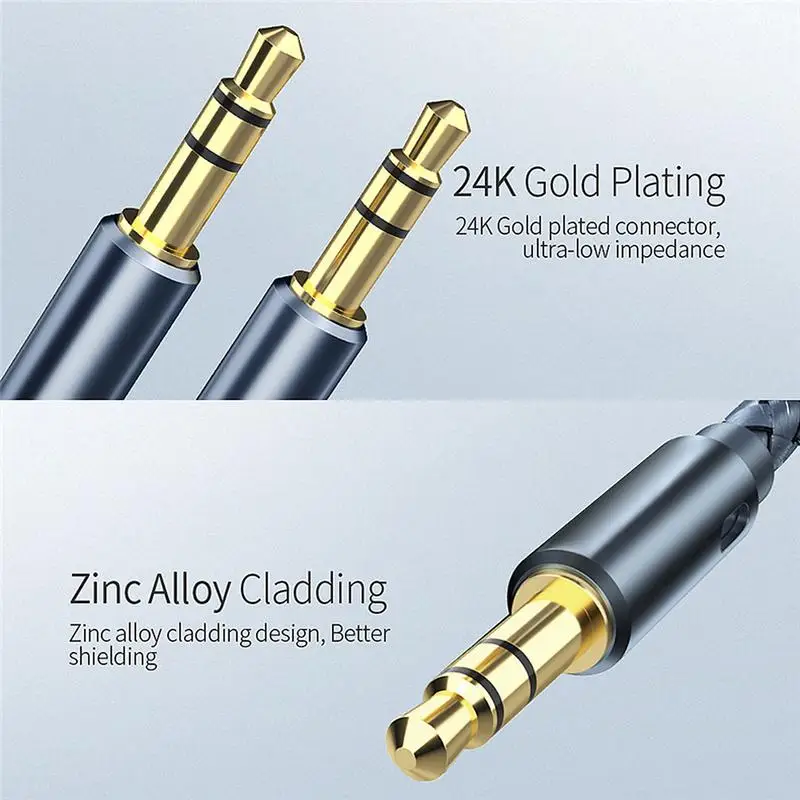 Аудиокабель с разъемом 3,5 мм «Папа-папа», 3,5 мм