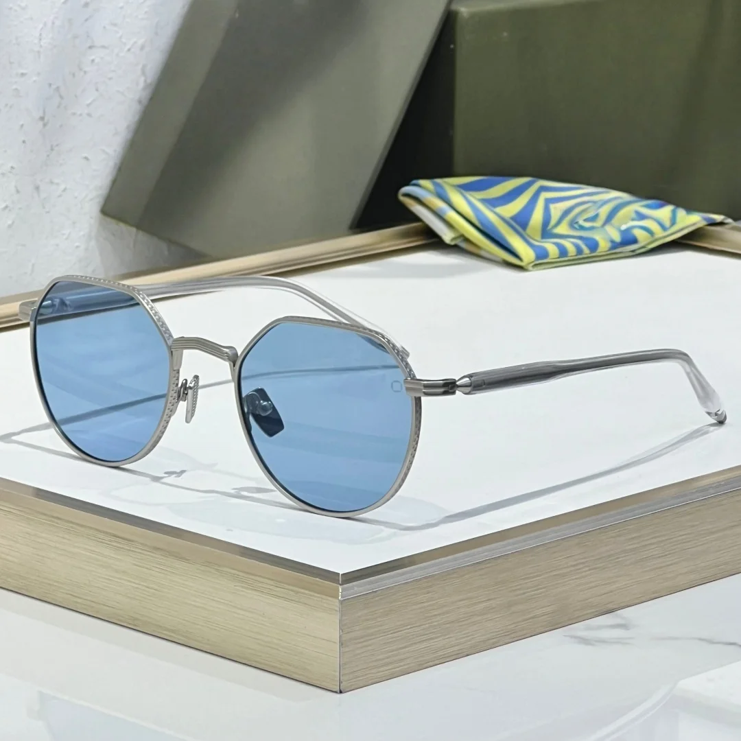 

AKON AKS522 Круглые ацетатные солнцезащитные очки унисекс с градиентом UV400 Дизайнерские классические высококачественные поляризационные очки с футляром