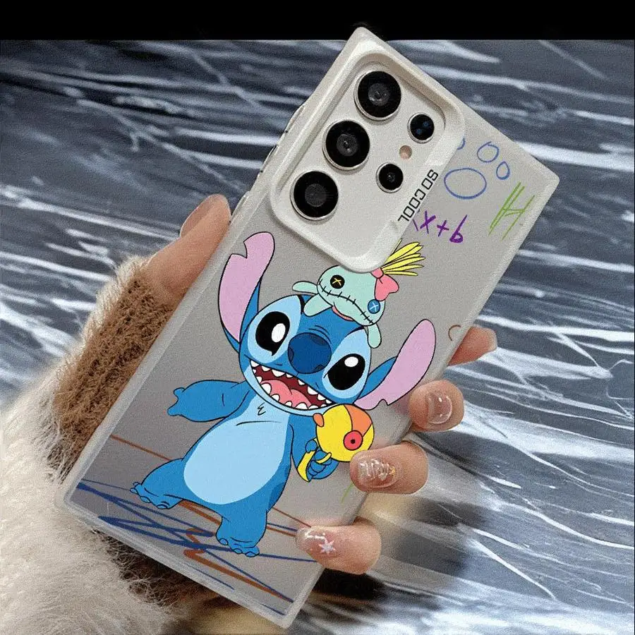 Steek De Baby Disney Telefoonhoes Voor Samsung Galaxy S24 Ultra S23 Fe S22 S23 S23 S20 Plus S21 S20 Fe Note 20 Ultra Capa Cover