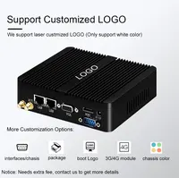 Fanless Industrial Mini PC – Intel Celeron J6412 / N2930 / J1900, 2× Gigabit LAN, 2× RS232, 1× USB 3.0, 3× USB 2.0 – view 2