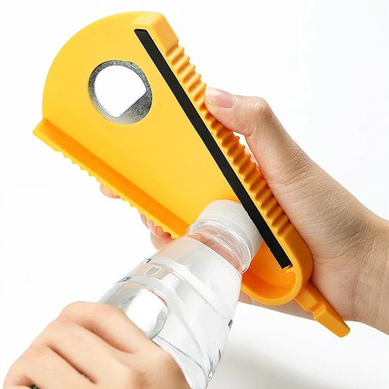 Multifunction Lid Jar bottle Opener Easy Screw Cap Can wine Bottle removing tool Quick Cooking Grip Lid Off Kitchen Gadgets