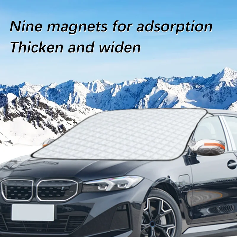 Car Windshield Cover Magnet Winter Window Snow Shield Anti Frost Auto Front Window Snow Cover For BMW i3