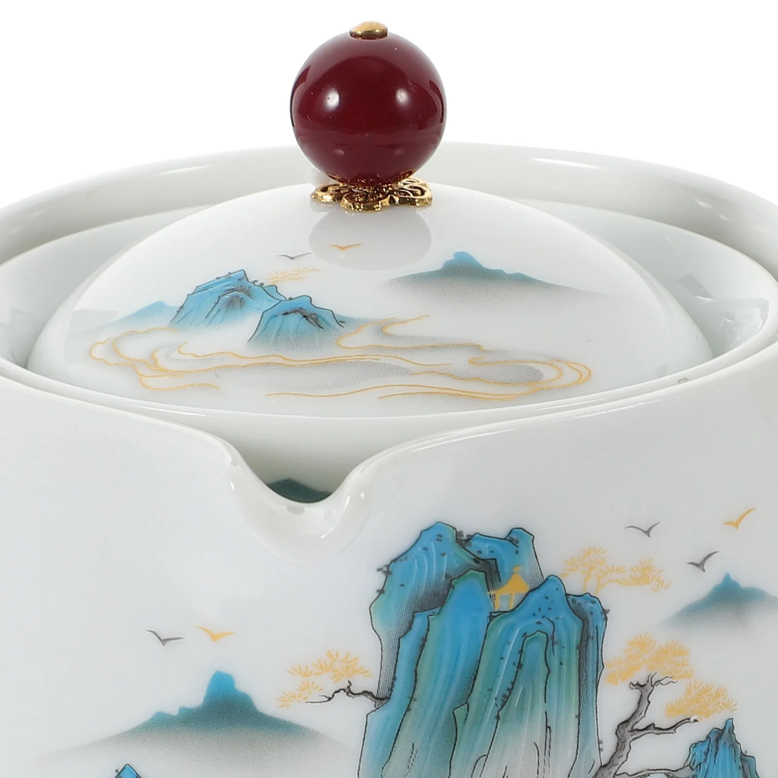 

Креативный керамический чайник с боковой ручкой, вращение на 360 градусов, домашний горшок большой емкости, винтажный чайник для рассыпного чая, портативный домашний чайник