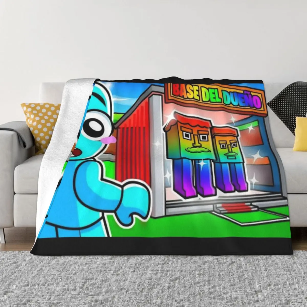 

Brainrot 000369 Home Blankets beach blanket comfort warm soft blankets for winter Throw Blanket