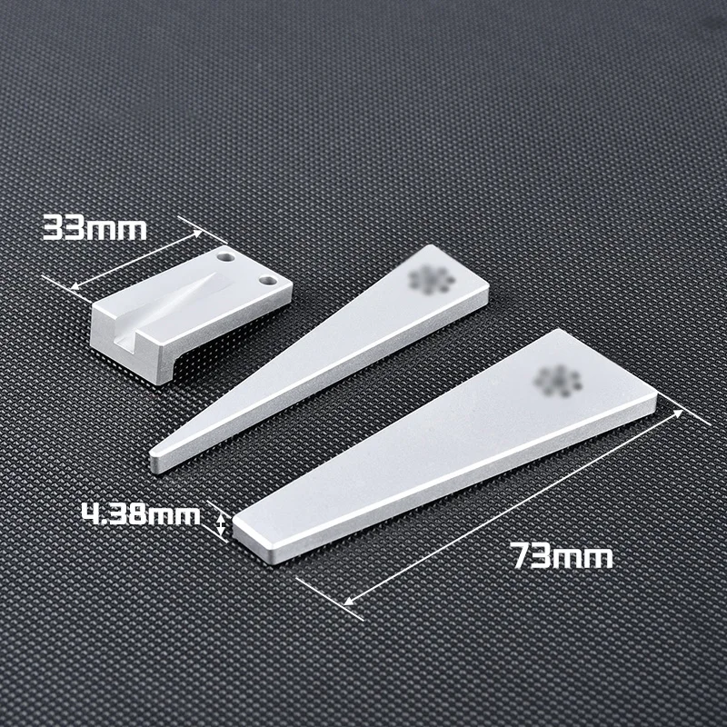 Zestaw narzędzi do precyzyjnej regulacji lunety karabinowej, 3 szt., metalowe poziomice, aluminiowe narzędzie do poziomowania lunet, narzędzie do konserwacji i napraw broni.