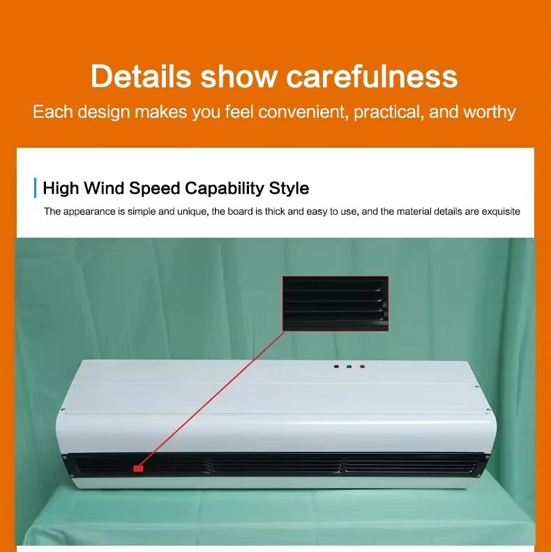 Control 24 KW Heater Electric Hot Warm Wind Heating air Curtainl Flow 85 Smart Intelligent Heat air Conditioner Fan Electric